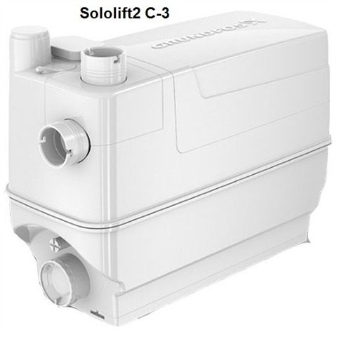 Bơm vận chuyển hỗn hợp chất thải trực tiếp Grundfos Sololift 2 C-3
